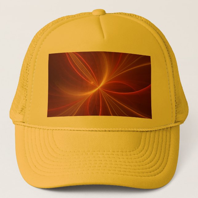 Casquette Dancing With The Light Modern Abstract Fractal Art (Devant)