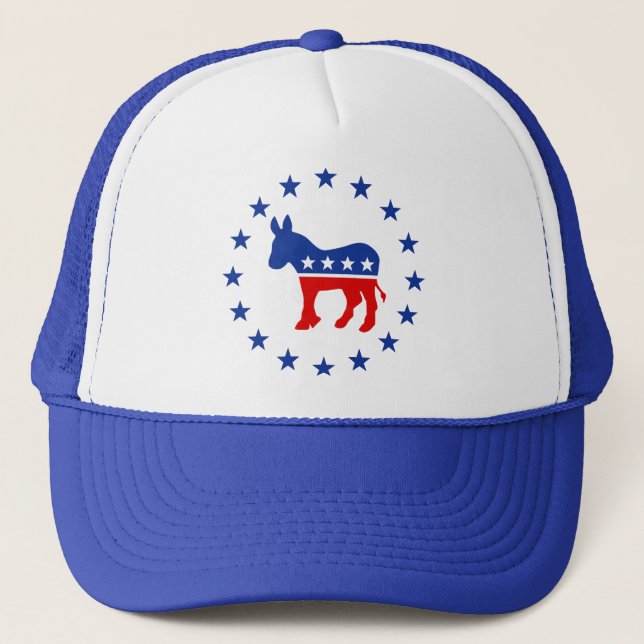 Casquette d'âne de Démocrate (Devant)