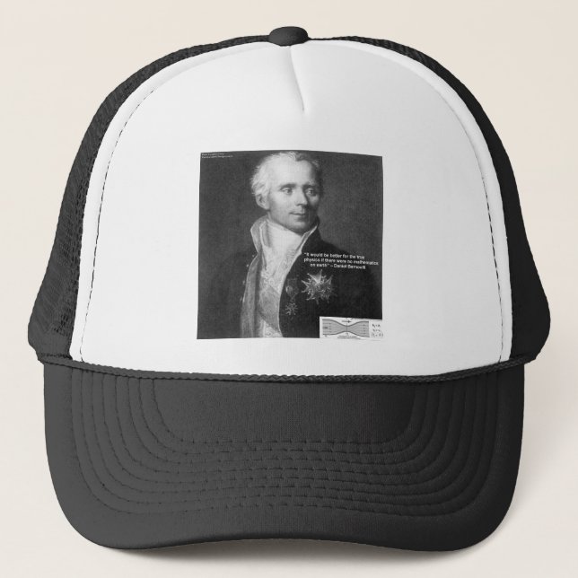 Casquette Daniel Bernoulli Véritable Physique Citation Cadea (Devant)