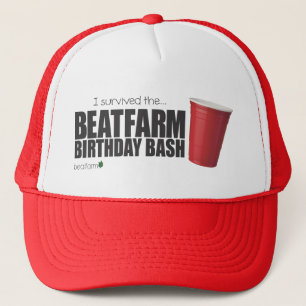 Casquette d'anniversaire de Beatfarm