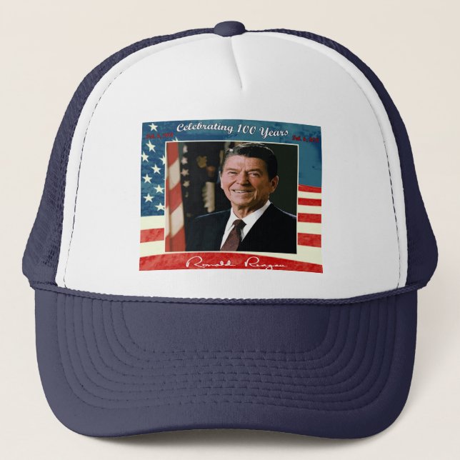 Casquette d'anniversaire de Reagans 100th (Devant)