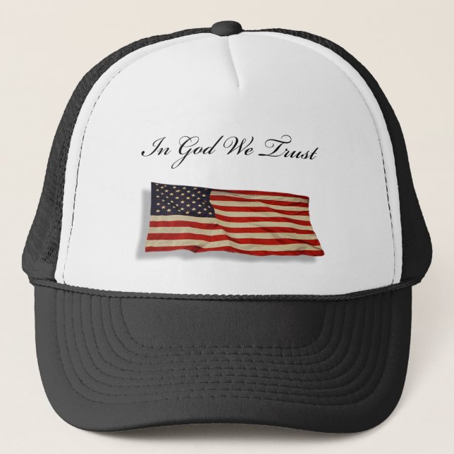 Casquette Dans Dieu nous faisons confiance (Devant)