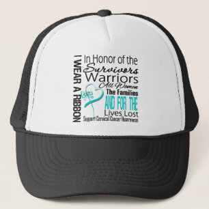 Casquette Dans le cancer du col de l'utérus d'hommage de