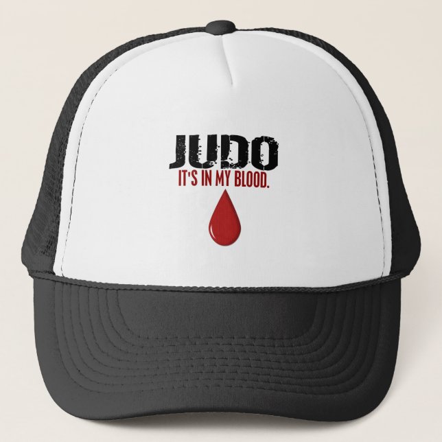 Casquette Dans mon JUDO de sang (Devant)