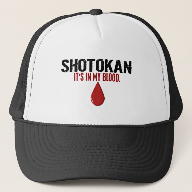 Casquette Dans mon sang SHOTOKAN (Devant)