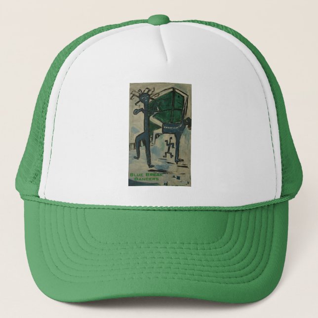 Casquette danseurs break bleus (Devant)