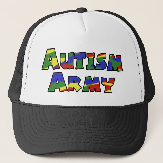 Casquette d'armée d'autisme (Devant)