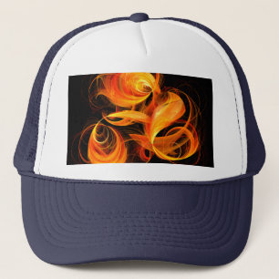 Casquette d'art Abstrait Fireball