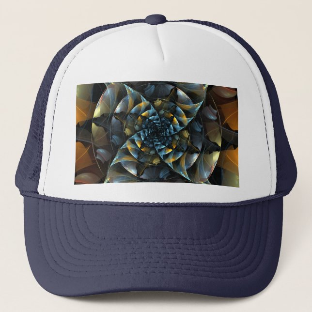 Casquette d'art Abstrait Pinwheel (Devant)