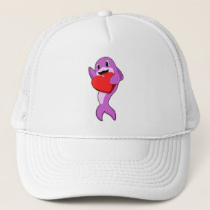 Casquette Dauphin avec coeur