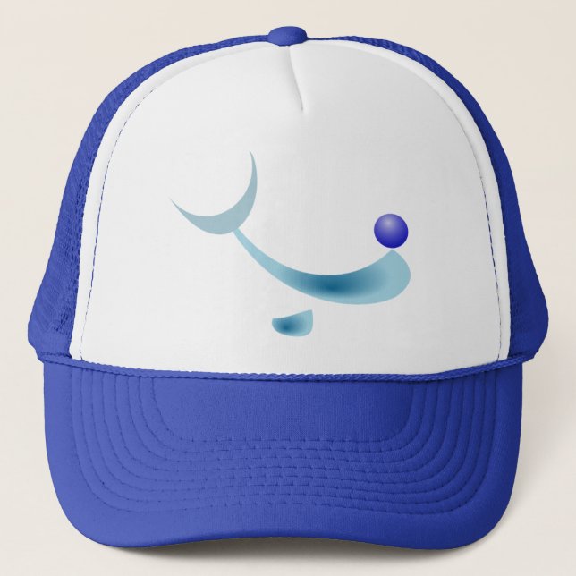 casquette dauphin stylisée (Devant)