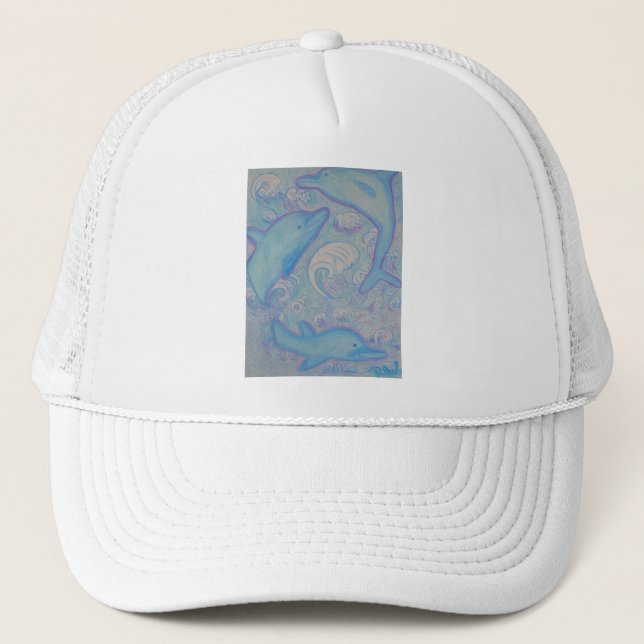 Casquette - dauphins heureux (Devant)