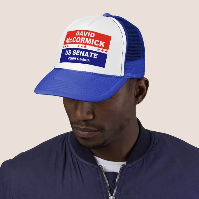 Casquette David McCormick Sénat américain Pennsylvanie 2022 (En situation)