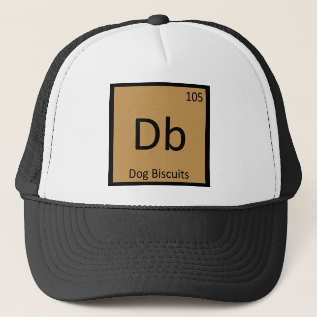 Casquette Db - Chimie des Biscuits pour Chiens Symbole du Ta (Devant)