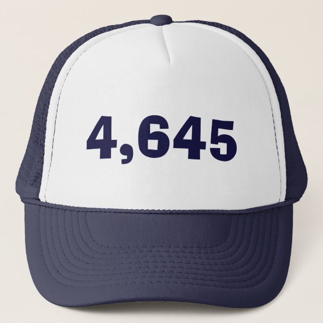 casquette de 4.645 camionneurs (Devant)