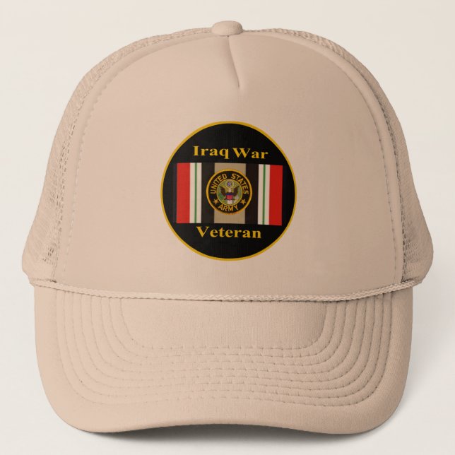 Casquette de "armée" de combattant d'Irak (Devant)
