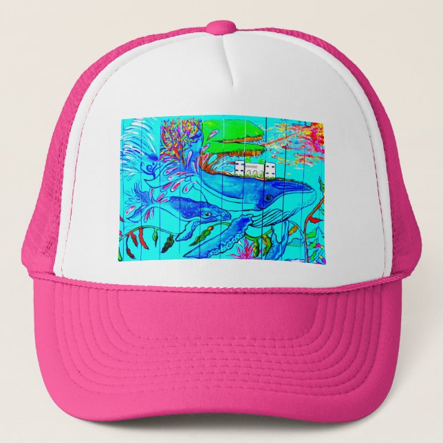 casquette de baleines à bosse (Devant)