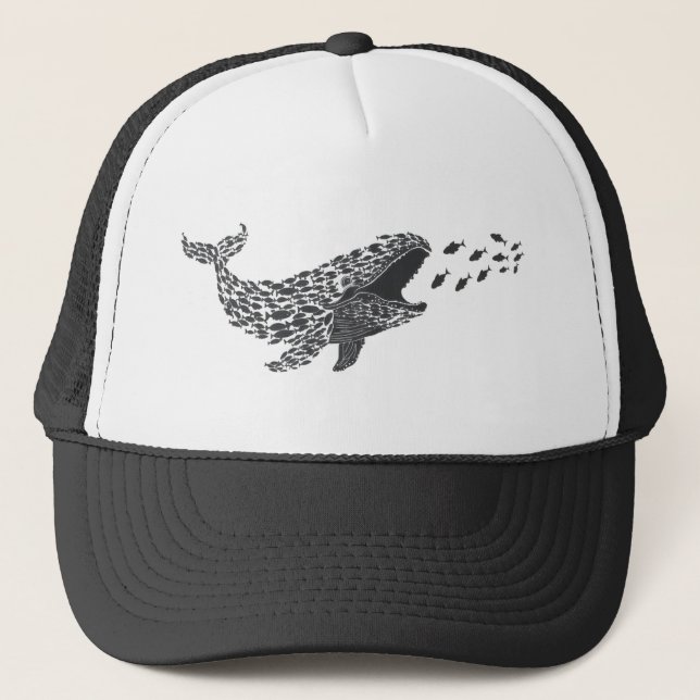 Casquette de baleines Silhouette (Devant)