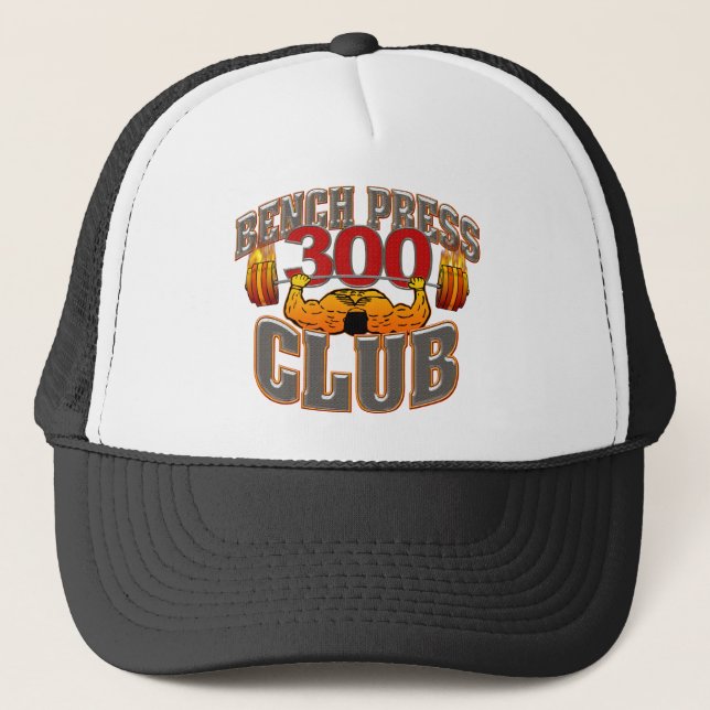 Casquette de banc à presse de 300 clubs (Devant)