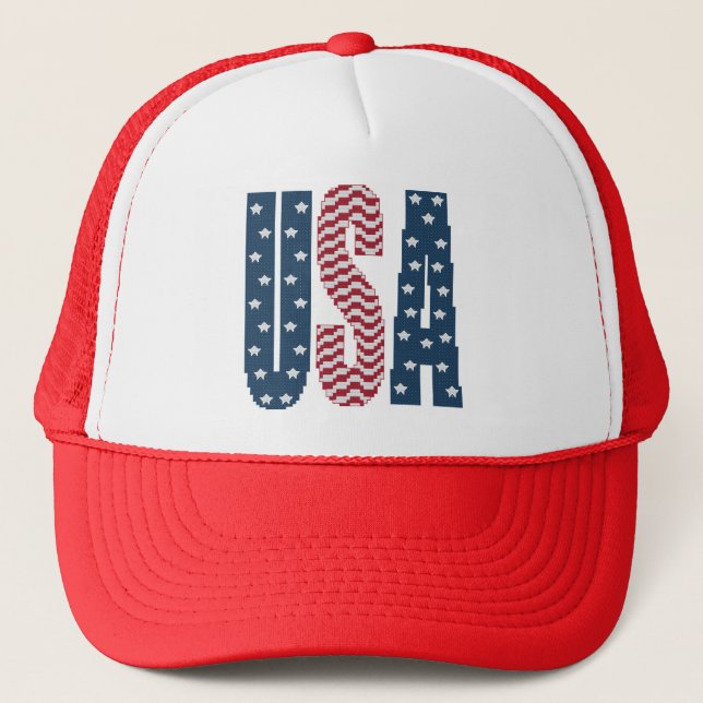 Casquette de bannière étoilée des Etats-Unis (Devant)