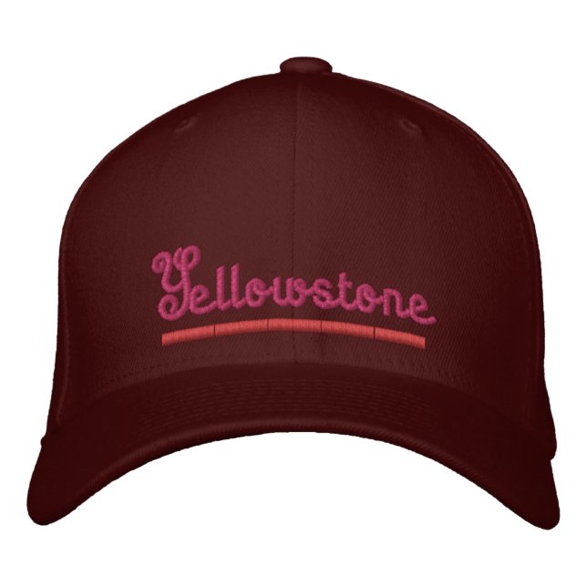 Casquette de base-ball brodé de Yellowstone (Devant)