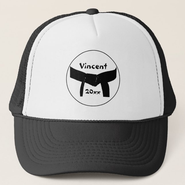 Casquette de base de ceinture noire d'arts (Devant)