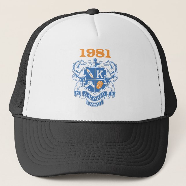 Casquette de baseball 1981 de la Réunion de (Devant)