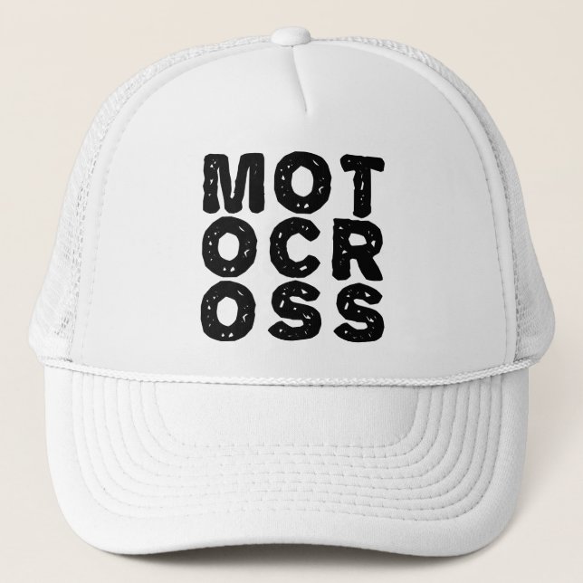 Casquette de Baseball avec Logo de Moto Cross Géan (Devant)