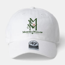 Casquette de baseball avec monogramme botanique et