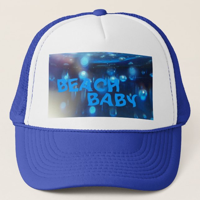 Casquette de baseball (BABY DE PLAGE Bleue) RFPMDe (Devant)