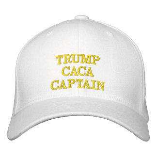 Casquette de baseball blanc du capitaine Trump Cac