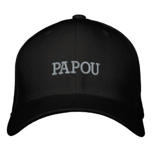 Casquette de baseball brodé Papou