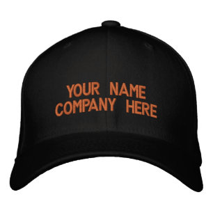 Casquette de baseball brodée avec nom de texte per
