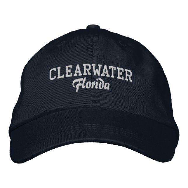 Casquette de baseball brodée de Clearwater Floride (Devant)