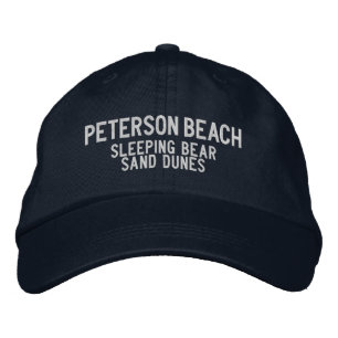 Casquette de baseball brodée de Peterson Beach Mic