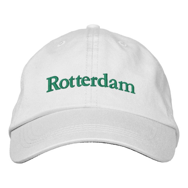 Casquette de baseball brodée de Rotterdam (Devant)