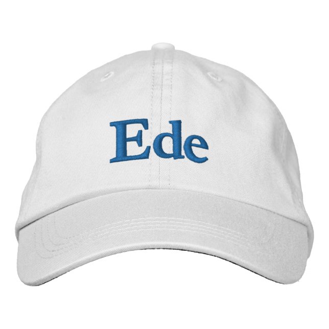 Casquette de baseball brodée Ede (Devant)