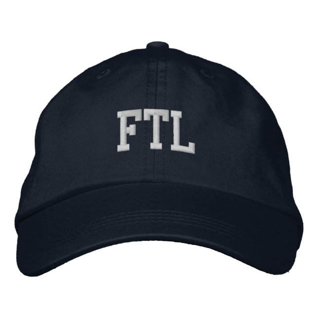 Casquette de baseball brodée Fort Lauderdale Flori (Devant)