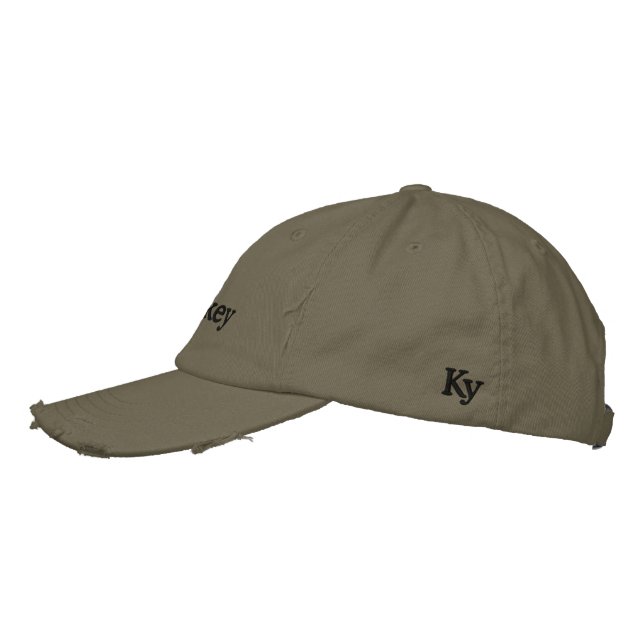 Casquette de baseball brodée Kentucky bourbon  (Gauche)