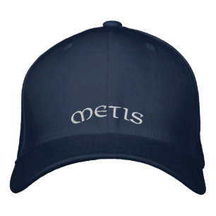 Casquette de baseball brodée Métis Chapeaux et cad
