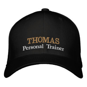 Casquette de baseball brodée "PERSONAL TRAINER nom