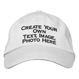 Casquette de baseball brodée personnalisée blanche
