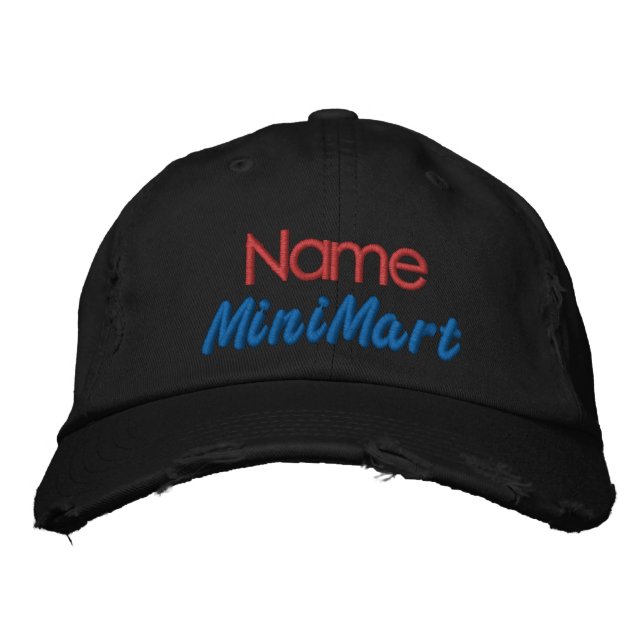 Casquette de baseball brodée personnalisée pour l' (Devant)