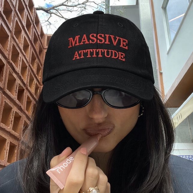 Casquette de baseball brodée Sarcastic MassiveAtti (Créateur téléchargé)