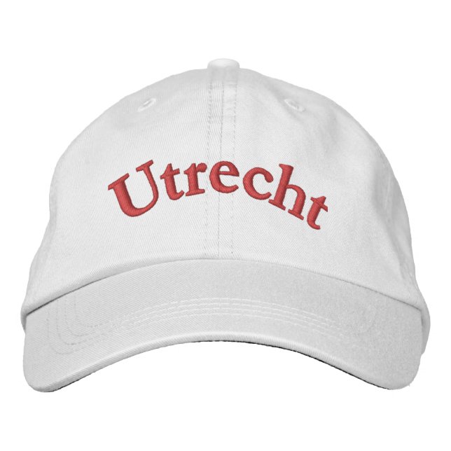 Casquette de baseball brodée Utrecht (Devant)