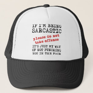Casquette de Baseball Citations Drôles Offensantes