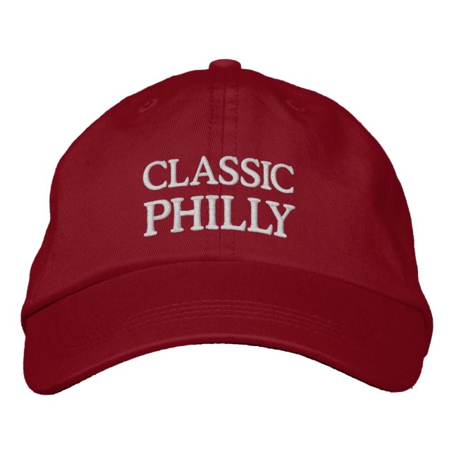 CASQUETTE DE BASEBALL CLASSIQUE PHILLY EMBROIDEE (Devant)