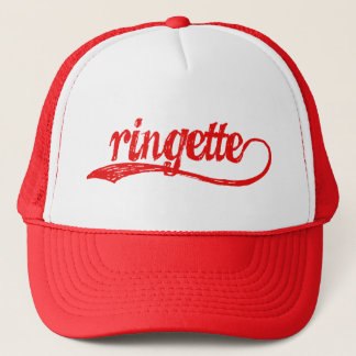 Casquette de baseball cursif rouge de Ringette