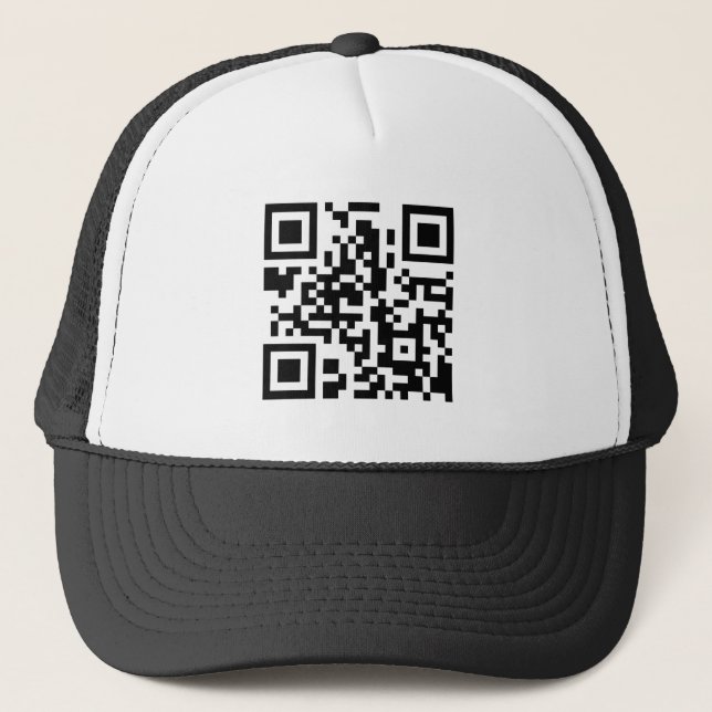 Casquette de baseball de code de QR (Devant)