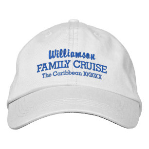 Casquette de baseball de croisière en famille Lieu